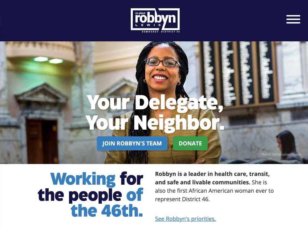 Robbyn Lewis for State Delegate website